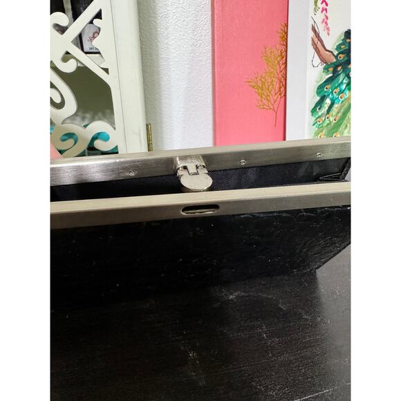 Wallet Clutch Black Faux Snakeskin ⬇️💲 - Picture 4 of 8